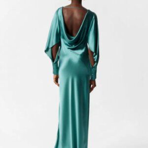 Satin Maxi Dress